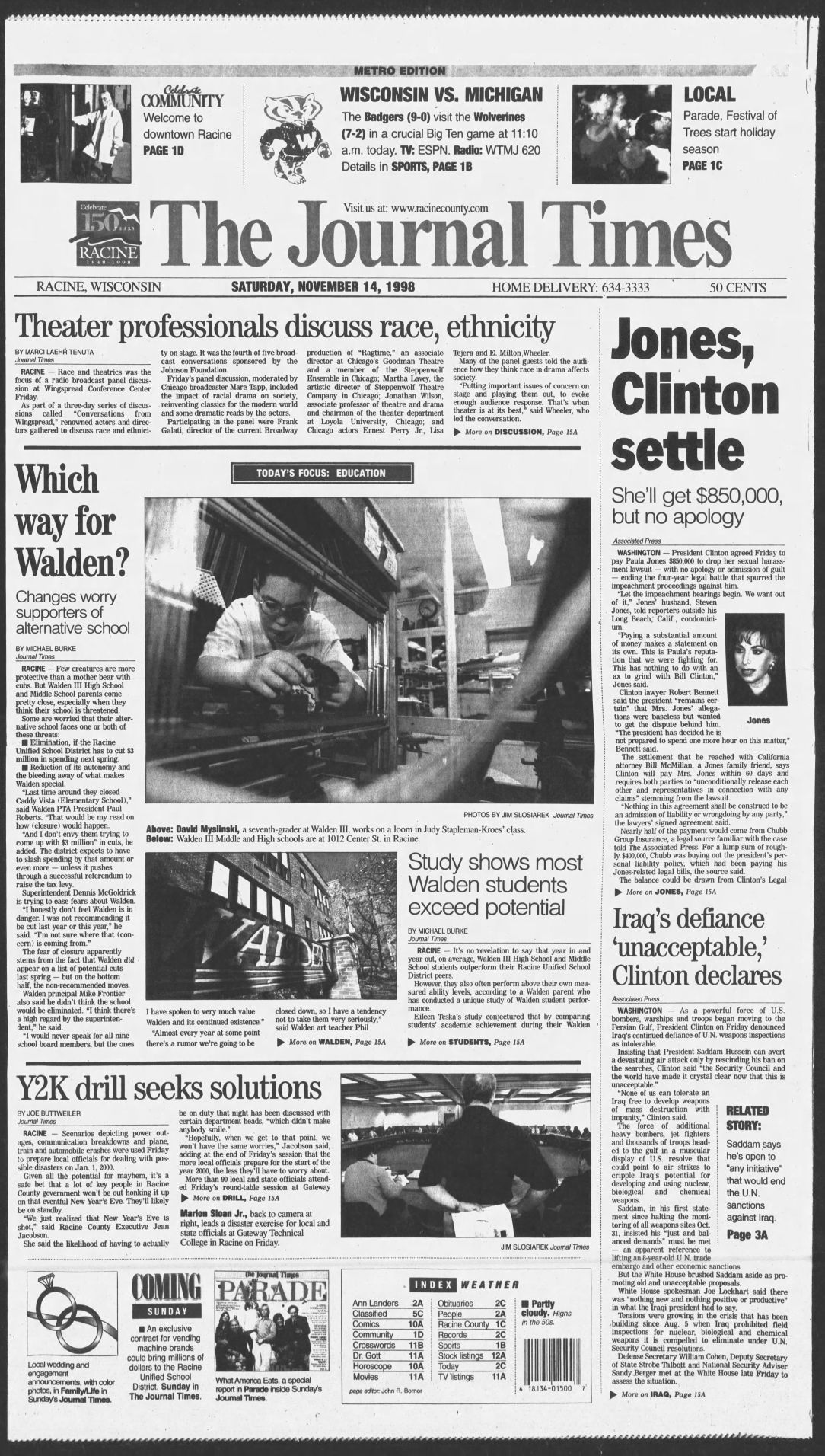 Sat., Nov. 14, 1998